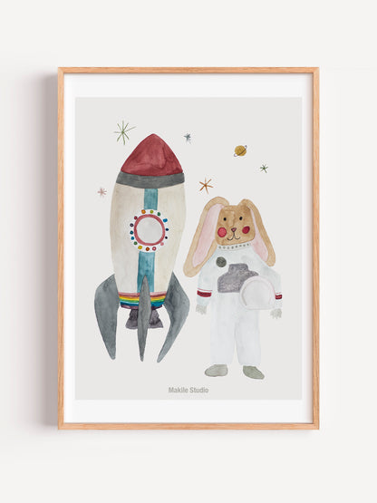 Noa og Regnbueraketten (A3)