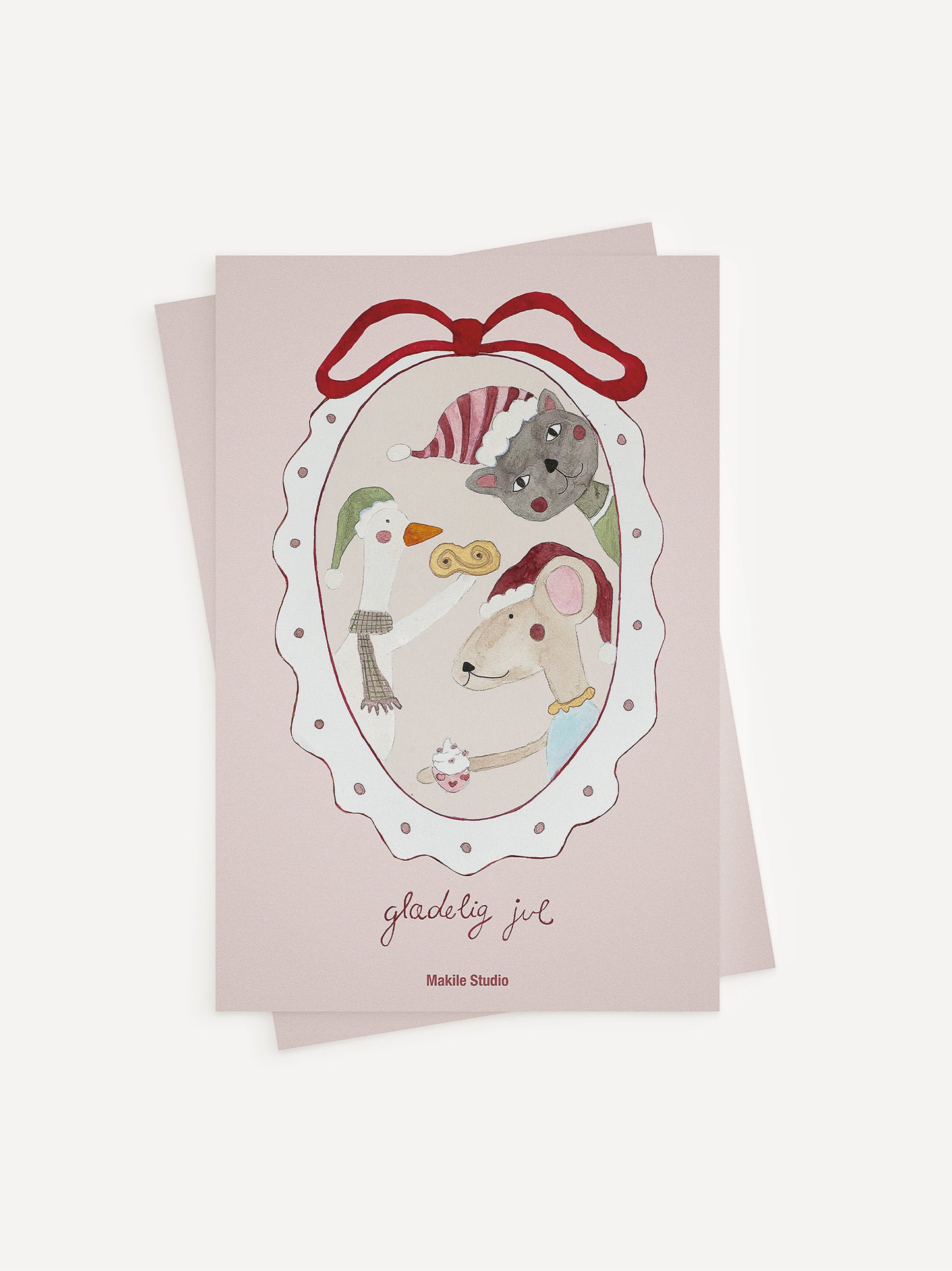 Julekort - Glædelig jul
