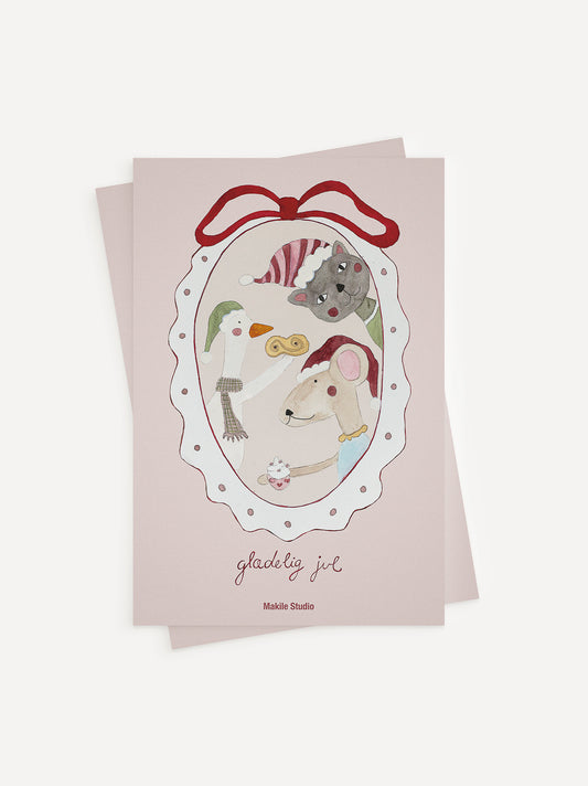 Julekort - Glædelig jul